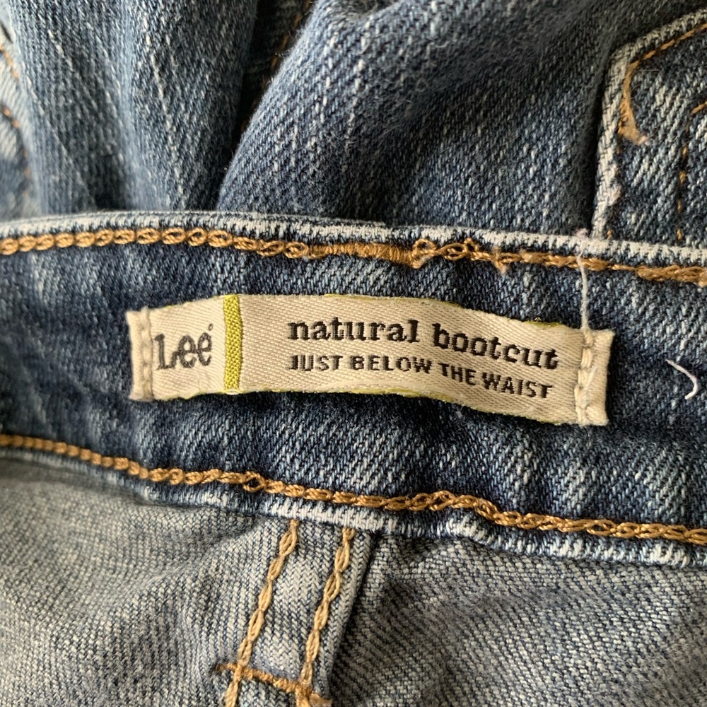 Lee Mid Rise Bootcut Dark Wash Jeans - Picture 10 of 11
